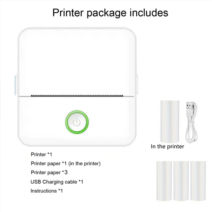 Mini impressora Portátil Sem Tinta