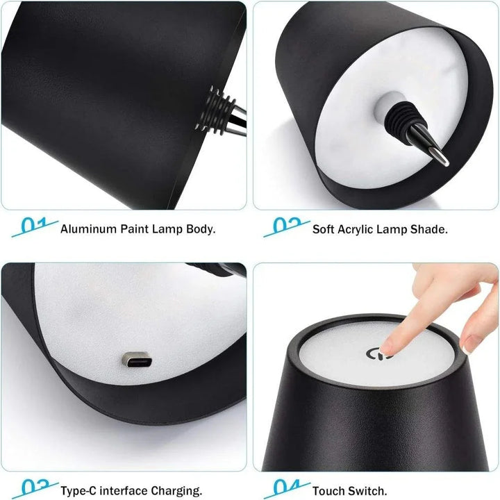 Luminária LED Toque Mágico – Transforme Garrafas em Luz Ambiente!
