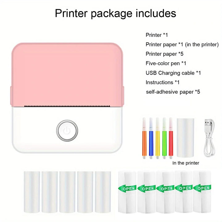 Mini impressora Portátil Sem Tinta