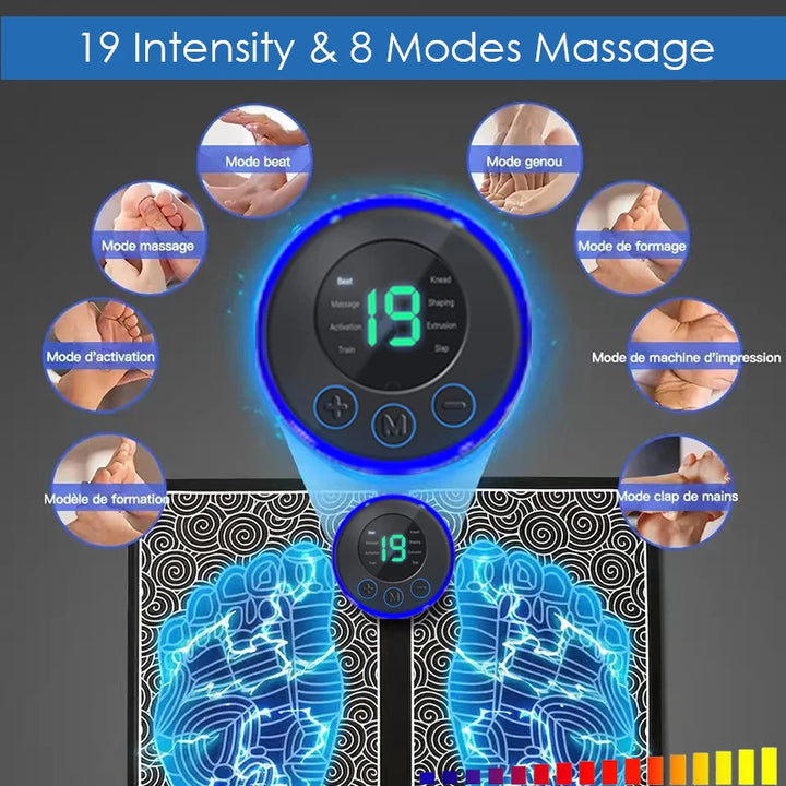 Massageador EMS para pés