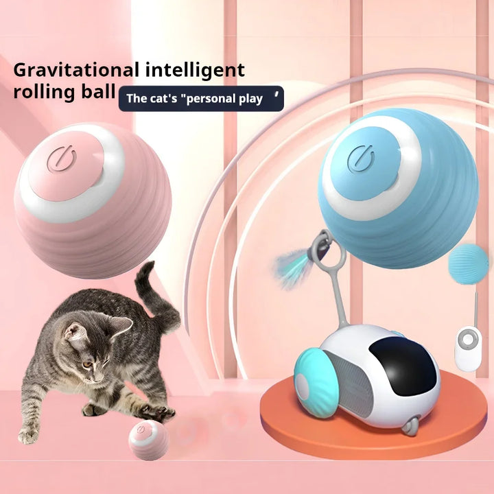 Brinquedo Interativo Inteligente para Gatos - Bola Mágica Eletrônica