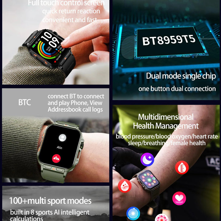 Smartwatch Power – Resistência, Chamadas Bluetooth e Monitoramento Completo