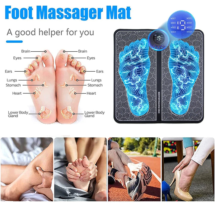 Massageador EMS para pés