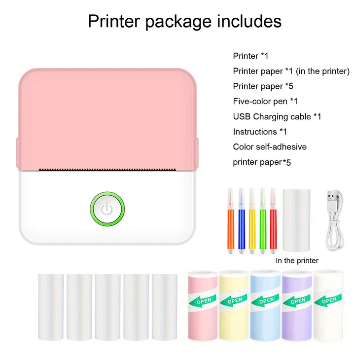 Mini impressora Portátil Sem Tinta