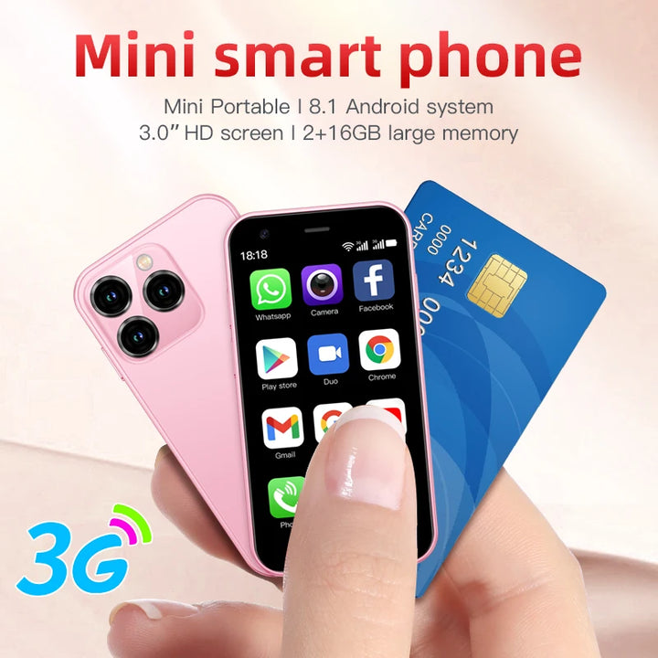 Mini Smartphone XS15 - Android 8.1 2GB RAM 16GB ROM Dual SIM