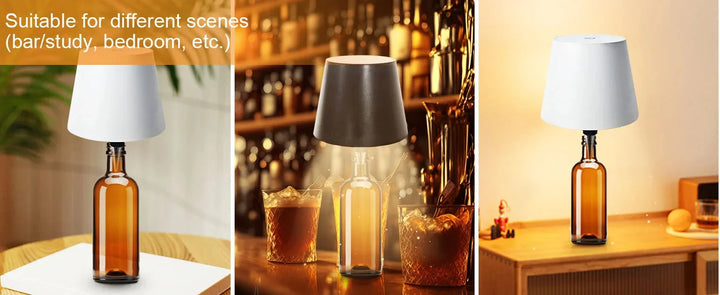 Luminária LED Toque Mágico – Transforme Garrafas em Luz Ambiente!