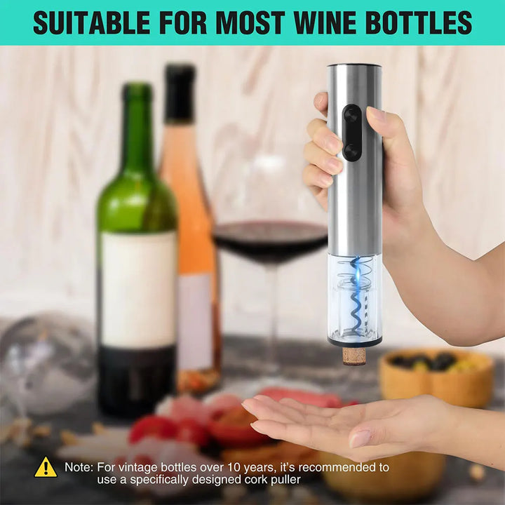 Saca Rolhas Automático - Praticidade em abrir vinhos!