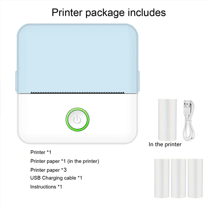 Mini impressora Portátil Sem Tinta