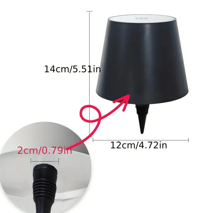 Luminária LED Toque Mágico – Transforme Garrafas em Luz Ambiente!